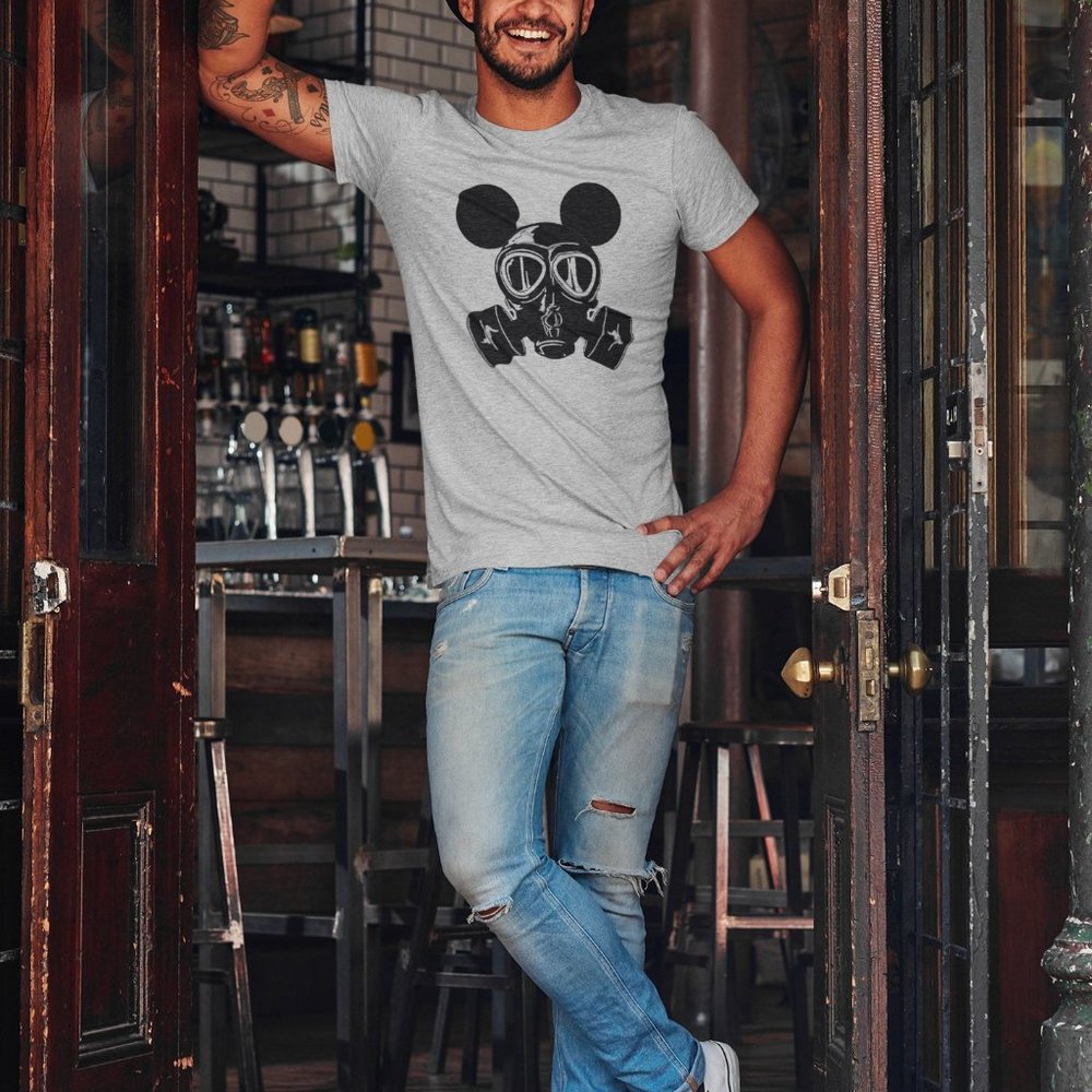 Mickey mousk Mask T Shirt Disney Vacation